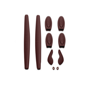 Kit de Borrachas para X-Squared - Marrom Escuro